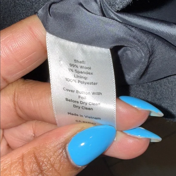 Talbots dark blue Single-Breasted Blazer - Picture 3 of 6